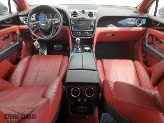 2017 Bentley Bentayga W12 with VIN SJAAC2ZV5HC013960, listed as a Copart auction lot 53608545 with 34,698 mi miles and Salvage Title. Bid and sale history available at carsss.com. Image 8.
