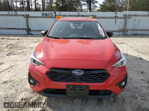 2024 Subaru Impreza with VIN JF1GUABC4R8326078, listed as a Copart auction lot 49300545 with 5,675 mi miles and Salvage Title. Bid and sale history available at carsss.com. Image 5.