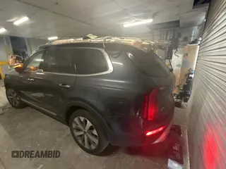 2020 Kia Telluride S with VIN 5XYP6DHC1LG073783, listed as a Copart auction lot 54958565 with 77,176 mi miles and Clean Title. Bid and sale history available at carsss.com. Image 3.