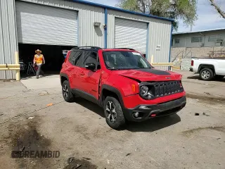 2022 Jeep Renegade Trailhawk z VIN ZACNJDC11NPN99956, wystawiony jako Copart lot #53164425 z przebiegiem 20 001 mil mil oraz Szkoda całkowita • Salvage title. Historia ofert i sprzedaży dostępna na DreamBid. Obrazek 13.