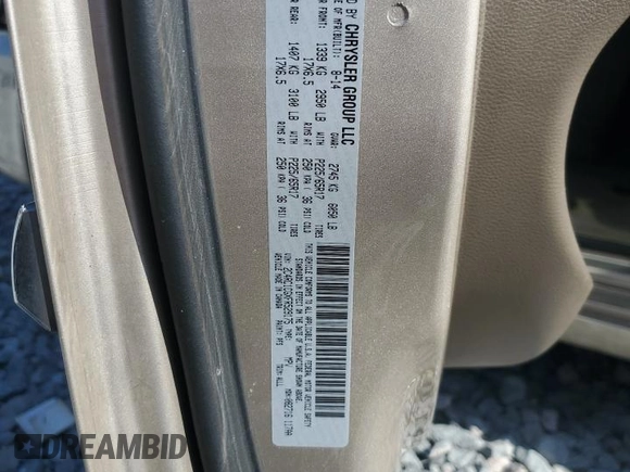 2015 Chrysler Town & Country Touring-L with VIN 2C4RC1CGXFR529175, listed as a Copart auction lot 51970035 with 163,594 mi miles and Salvage Title. Bid and sale history available at carsss.com. Image 13.