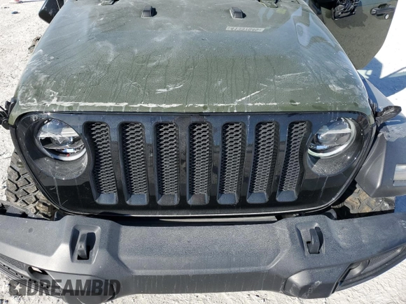 2020 Jeep Wrangler Willys with VIN 1C4GJXAG8LW285550, listed as a Copart auction lot 41337045 with 24,388 mi miles and Salvage title. Bid and sale history available at DreamBid. Image 12.