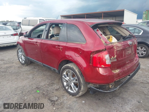 2013 Ford Edge SEL z VIN 2FMDK4JC0DBA06117, wystawiony jako IAAI lot #42265148 z przebiegiem 95 873 mil mil oraz . Historia ofert i sprzedaży dostępna na DreamBid. Obrazek 3.