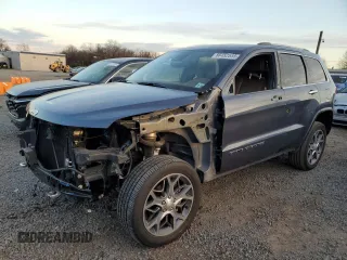 2020 Jeep Grand Cherokee Overland with VIN 1C4RJFCG1LC320513, listed as a Copart auction lot 88452555 with 57,481 mi miles and Salvage title. Bid and sale history available at DreamBid. Image 1.