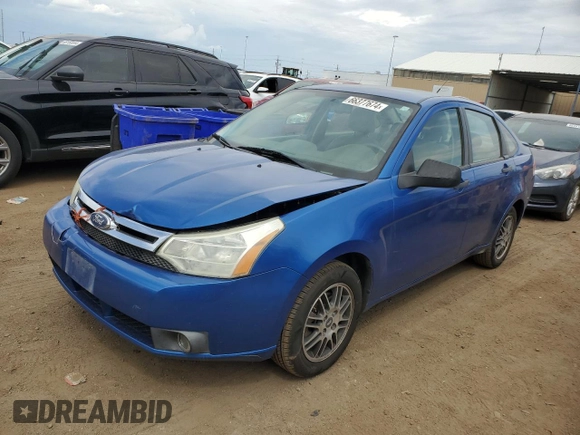 2011 Ford Focus SE with VIN 1FAHP3FN3BW180390, listed as a Copart auction lot 66377674 with 173,456 mi miles and Salvage Title. Bid and sale history available at DreamBid. Image 1.