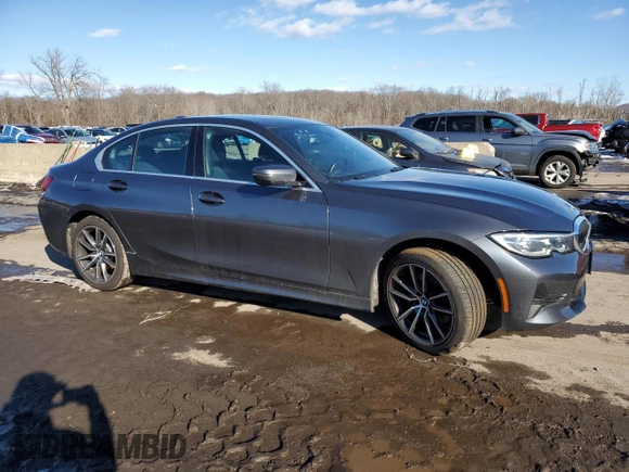 2021 BMW 3 Series 330i xDrive with VIN 3MW5R7J06M8B85005, listed as a Copart auction lot 45210325 with 52,240 mi miles and Salvage title. Bid and sale history available at DreamBid. Image 4.