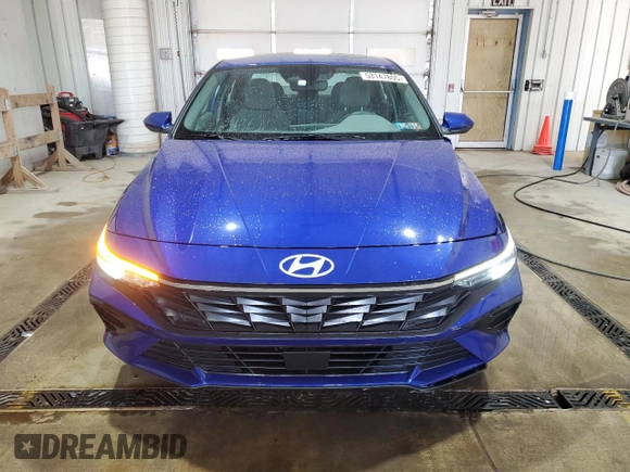 2024 Hyundai Elantra SEL with VIN KMHLS4DG1RU780582, listed as a Copart auction lot 53147805 with 4,282 mi miles and Salvage Title. Bid and sale history available at DreamBid. Image 5.