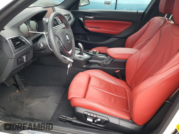 2018 BMW 2 Series 230i with VIN WBA2J1C52JVD09153, listed as a Copart auction lot 58341493 with 36,163 mi miles. Bid and sale history available at carsss.com. Image 7.