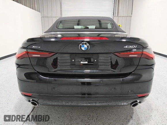 2025 BMW 4 Series 430i xDrive with VIN WBA53DB03SCT72075, listed as a Copart auction lot 55703825 with 13,894 mi miles and Clean Title. Bid and sale history available at carsss.com. Image 6.