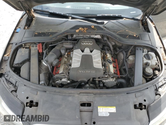 2014 Audi A8 3.0T z VIN WAURGAFD5EN007035, wystawiony jako Copart lot #58578545 z przebiegiem 199 696 mil mil oraz Tytuł czysty. Historia ofert i sprzedaży dostępna na DreamBid. Obrazek 11.