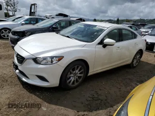 2017 Mazda 6 Sport with VIN JM1GL1U59H1122184, listed as a Copart auction lot 50434805 with Not Provided miles and Salvage Title. Bid and sale history available at carsss.com. Image 1.