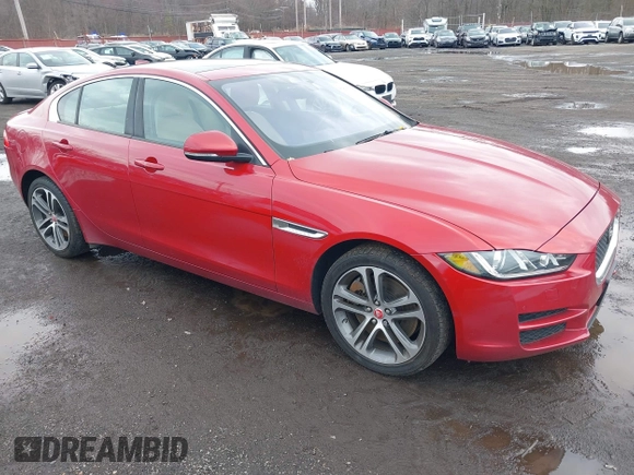 2017 Jaguar XE 35t Premium with VIN SAJAJ4BVXHA973055, listed as a IAAI auction lot 41805908 with 100,151 mi miles. Bid and sale history available at carsss.com. Image 1.