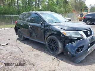 2016 Nissan Pathfinder SV with VIN 5N1AR2MN7GC659998, listed as a IAAI auction lot 41935314 with 96,186 mi miles. Bid and sale history available at carsss.com. Image 6.