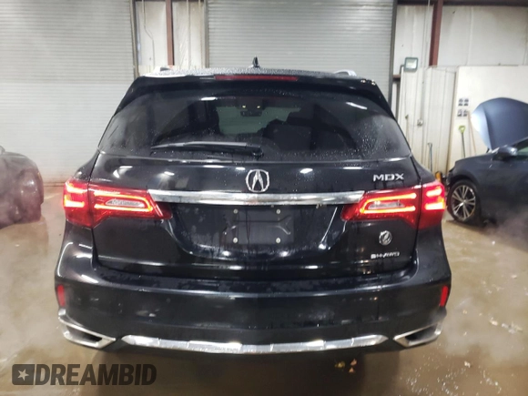 2019 Acura MDX Technology with VIN 5J8YD4H54KL034427, listed as a Copart auction lot 87233334 with 81,896 mi miles and Salvage title. Bid and sale history available at DreamBid. Image 6.