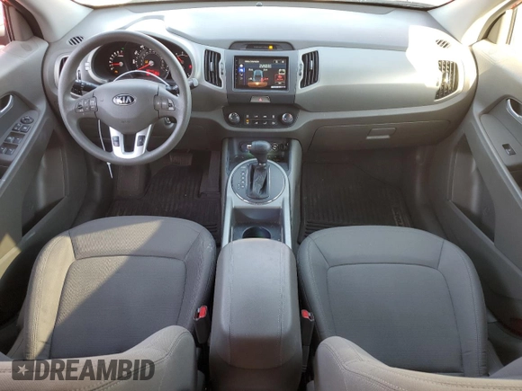 2013 Kia Sportage LX with VIN KNDPBCA26D7400149, listed as a Copart auction lot 57918635 with 66,100 mi miles and Salvage title. Bid and sale history available at DreamBid. Image 8.