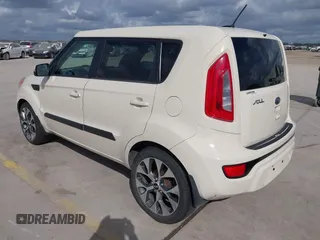 2012 Kia Soul + with VIN KNDJT2A63C7462882, listed as a IAAI auction lot 41162839 with 102,904 mi miles. Bid and sale history available at carsss.com. Image 3.