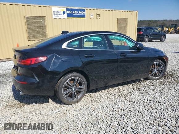 2021 BMW 2 Series 228i xDrive with VIN WBA73AK06M7H58270, listed as a Copart auction lot 45568965 with 78,412 mi miles and Salvage Title. Bid and sale history available at DreamBid. Image 3.