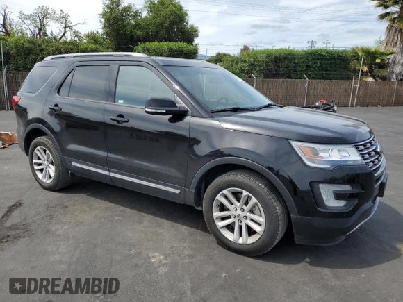 2016 Ford Explorer XLT with VIN 1FM5K7D86GGC88077, listed as a Copart auction lot 53350125 with 25,879 mi miles and Salvage Title. Bid and sale history available at carsss.com. Image 4.