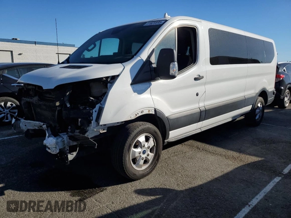 2020 Ford Transit Passenger XL with VIN 1FBAX2Y89LKA26454, listed as a Copart auction lot 41625595 with 78,358 mi miles and Salvage title. Bid and sale history available at DreamBid. Image 1.