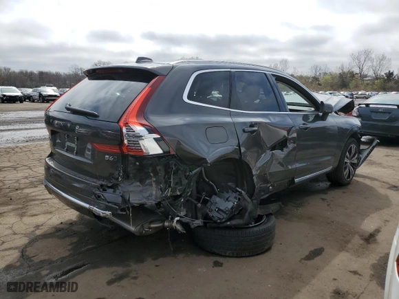 2022 Volvo XC60 Inscription with VIN YV4062RL8N1905916, listed as a Copart auction lot 53285845 with 49,797 mi miles and Salvage Title. Bid and sale history available at carsss.com. Image 3.