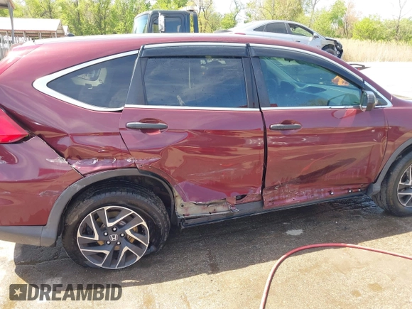 2016 Honda CR-V SE with VIN 2HKRM4H42GH715661, listed as a IAAI auction lot 42077889 with 77,402 mi miles and . Bid and sale history available at carsss.com. Image 6.