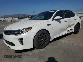 2016 Kia Optima SX Turbo with VIN 5XXGW4L2XGG075587, listed as a Copart auction lot 61501115 with 54,841 mi miles and Salvage title. Bid and sale history available at DreamBid. Image 1.