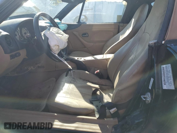 2001 Mazda MX-5 Miata with VIN JM1NB353610206039, listed as a Copart auction lot 46956705 with Not Provided miles and Salvage Title. Bid and sale history available at DreamBid. Image 7.