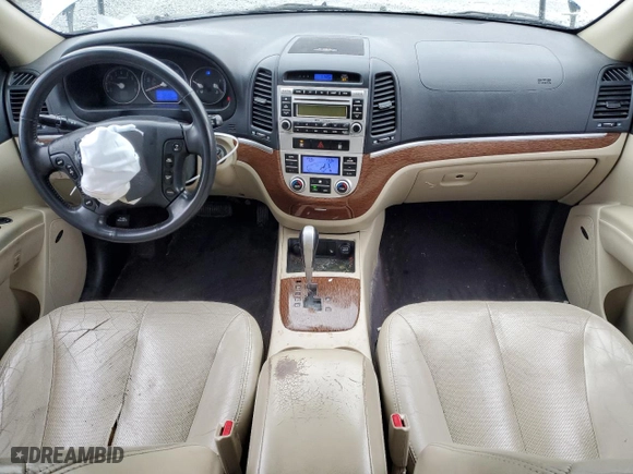2008 Hyundai Santa Fe SE with VIN 5NMSH13E28H141520, listed as a Copart auction lot 45492965 with 192,008 mi miles and Salvage Title. Bid and sale history available at carsss.com. Image 8.