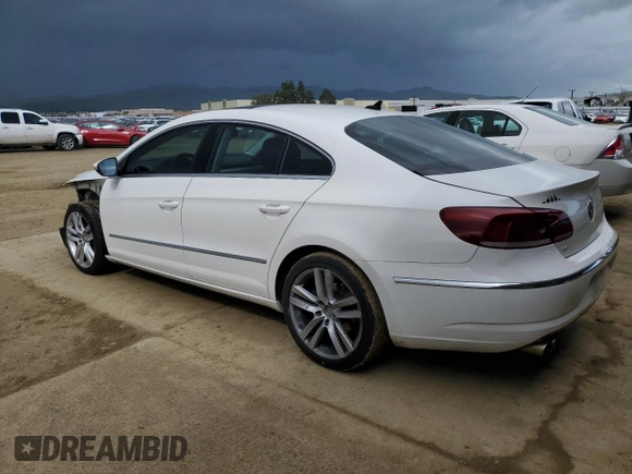 2013 Volkswagen CC Lux with VIN WVWRP7AN8DE548746, listed as a Copart auction lot 51111455 with 131,974 mi miles and Salvage title. Bid and sale history available at DreamBid. Image 2.