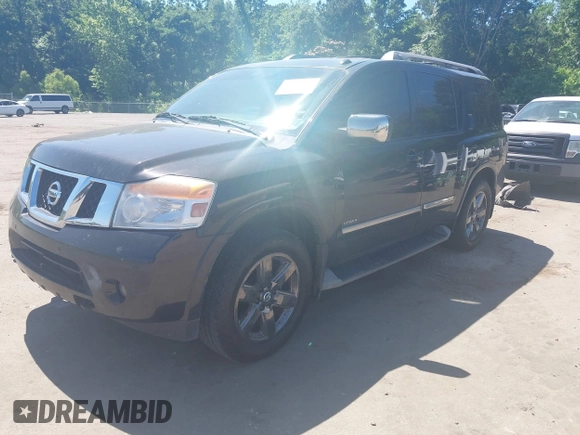 2014 Nissan Armada Platinum z VIN 5N1BA0NE9EN611807, wystawiony jako IAAI lot #42297717 z przebiegiem 199 541 mil mil oraz . Historia ofert i sprzedaży dostępna na DreamBid. Obrazek 19.