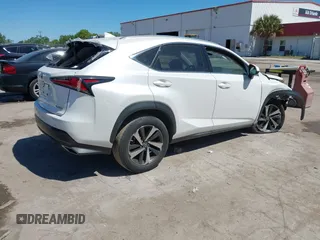 2021 Lexus NX with VIN JTJGARDZ1M5024614, listed as a IAAI auction lot 41641475 with 55,778 mi miles. Bid and sale history available at carsss.com. Image 4.
