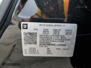 2020 Buick Enclave Premium with VIN 5GAEVBKW0LJ185963, listed as a Copart auction lot 53308055 with 90,704 mi miles and Salvage Title. Bid and sale history available at carsss.com. Image 13.