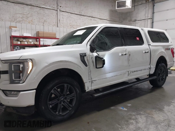 2023 Ford F-150 XL with VIN 1FTFW1ED8PFC32279, listed as a IAAI auction lot 41552160 with 16,368 mi miles. Bid and sale history available at carsss.com. Image 6.