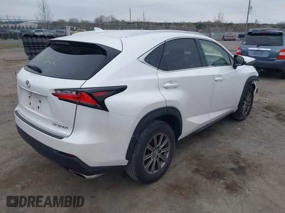 2017 Lexus NX with VIN JTJBARBZ1H2098524, listed as a IAAI auction lot 41934822 with 48,190 mi miles. Bid and sale history available at carsss.com. Image 4.