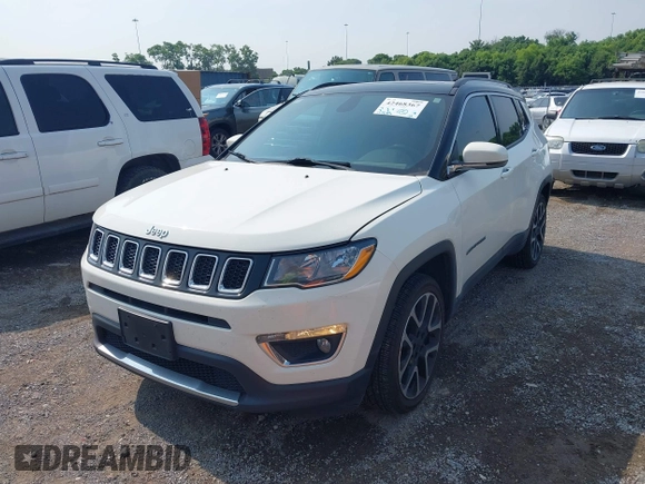 2018 Jeep Compass Limited z VIN 3C4NJCCB6JT308974, wystawiony jako IAAI lot #42468367 z przebiegiem 137 289 mil mil oraz . Historia ofert i sprzedaży dostępna na DreamBid. Obrazek 6.