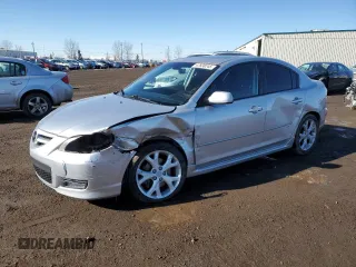 2007 Mazda 3 s Sport with VIN JM1BK323471616395, listed as a Copart auction lot 47838245 with 288,275 mi miles and Salvage Title. Bid and sale history available at carsss.com. Image 1.