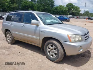 2001 Toyota Highlander with VIN JTEGF21A610016295, listed as a IAAI auction lot 42235828 with 246,037 mi miles and . Bid and sale history available at DreamBid. Image 1.