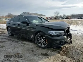 2017 BMW 5 Series 530i xDrive with VIN WBAJA7C39HG905000, listed as a Copart auction lot 45930815 with 66,204 mi miles and Salvage Title. Bid and sale history available at carsss.com. Image 11.