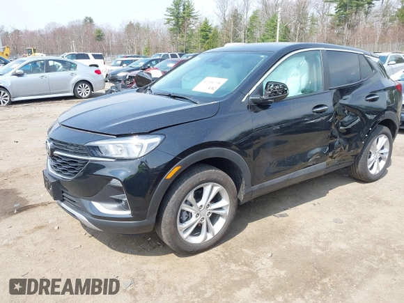 2023 Buick Encore GX Preferred with VIN KL4MMCSL6PB162674, listed as a IAAI auction lot 42106798 with 3,158 mi miles and . Bid and sale history available at DreamBid. Image 19.