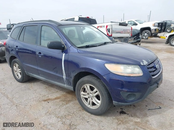 2010 Hyundai Santa Fe GLS with VIN 5NMSG3AB2AH390008, listed as a IAAI auction lot 42067739 with 182,546 mi miles. Bid and sale history available at carsss.com. Image 1.