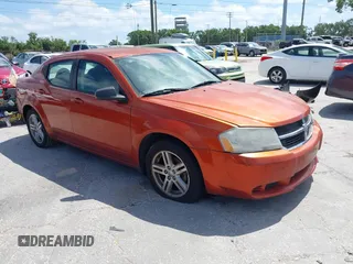 2008 Dodge Avenger SXT with VIN 1B3LC56K08N159191, listed as a IAAI auction lot 41926060 with 123,568 mi miles. Bid and sale history available at carsss.com. Image 1.