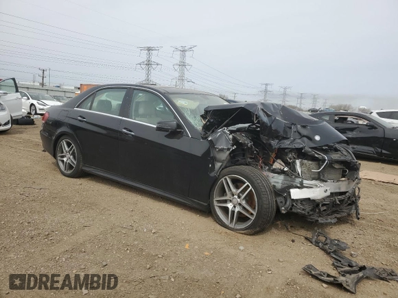 2014 Mercedes-Benz E with VIN WDDHF8JB5EB062205, listed as a Copart auction lot 51076405 with Not Provided miles and Salvage Title. Bid and sale history available at carsss.com. Image 4.