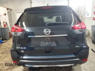 2017 Nissan Rogue SL with VIN JN8AT2MTXHW147922, listed as a Copart auction lot 52331195 with 66,265 mi miles and Salvage title. Bid and sale history available at DreamBid. Image 6.