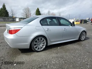 2008 BMW 5 Series 550i with VIN WBANW53598CT48301, listed as a Copart auction lot 48966175 with 221,277 mi miles and Clean Title. Bid and sale history available at carsss.com. Image 3.