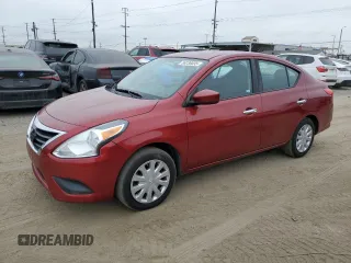 2016 Nissan Versa S Plus with VIN 3N1CN7AP0GL866431, listed as a Copart auction lot 56238035 with 104,687 mi miles and Salvage Title. Bid and sale history available at DreamBid. Image 1.