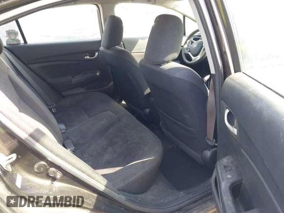 2013 Honda Civic LX with VIN 19XFB2F50DE206161, listed as a IAAI auction lot 41773555 with 165,733 mi miles and . Bid and sale history available at DreamBid. Image 8.
