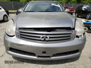 2006 Infiniti G35 with VIN JNKCV51F86M617385, listed as a Copart auction lot 54049075 with 195,894 mi miles and Salvage Title. Bid and sale history available at DreamBid. Image 5.
