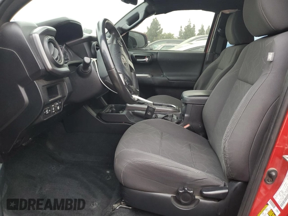 2017 Toyota Tacoma SR5 with VIN 3TMDZ5BN1HM015855, listed as a Copart auction lot 48785845 with 136,218 mi miles and Salvage Title. Bid and sale history available at carsss.com. Image 7.