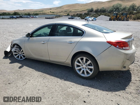 2013 Buick Regal Turbo Premium 3 with VIN 2G4GU5GV0D9218772, listed as a Copart auction lot 62733084 with Not provided miles and Salvage title. Bid and sale history available at DreamBid. Image 2.
