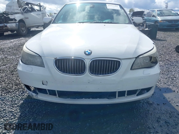 2008 BMW 5 Series 528i with VIN WBANU53518CT14990, listed as a IAAI auction lot 41921482 with 257,615 mi miles and . Bid and sale history available at carsss.com. Image 6.
